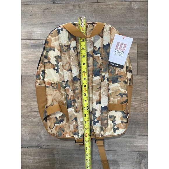 TOPO Designs Desert Camo Dash Pack Travel School Work Bag Backpack Camo - Picture 6 of 9